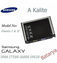 Samsung i900 Batarya Omnia i7500 Galaxy i8000 Omnia 2 i9020 uyumlu Batarya