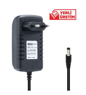 Weko 16.8 Volt 1 Amper 5.5x2.5 Jack Uçlu Dolum Led Göstergeli Oriz Tipi Şarj Adaptörü Cihazı Aleti 16.8V-1A