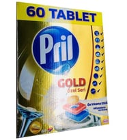 PRİL GOLD ÖZEL SERİ 60 ADET TABLET ÖN YIKAMA ETKİLİ