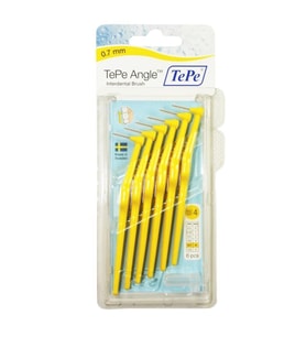 Tepe Angle Saplı Arayüz Fırçası Sarı 0,7 Mm 6 Lı