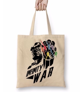 Infinity War In Gems We Trust Bez Çanta Uzun Saplı