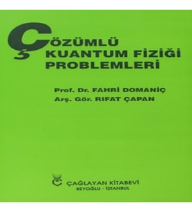 Çözümlü Kuantum Fiziği Problemleri