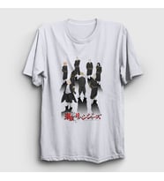 Presmono Unisex Beyaz Gang Anime Tokyo Revengers T-Shirt 241078tt