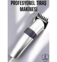 Erkekler İçin Kablosuz Şarjlı Saç ve Sakal Tıraş Makinesi Seti