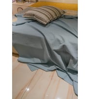 Sofline Premium %100 Pamuk Tek Kişilik Yazlık Pike, Yatak Örtüsü, Terletmez Kumaş(PUDRA RENK) (160x240cm)