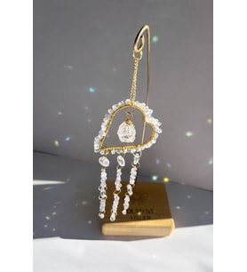 Sevgililer Günü Hediyesi Marmaris Sun Catcher, ev dekor, bahçe Dekor, balkon dekor (Beyaz)