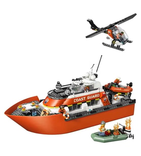 LEGO City Sahil Güvenlik Kurtarma Botu ve Helikopteri 60504