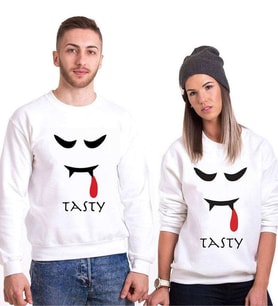 Tshirthane Tasty Sevgili Kombinleri Sweatshirt Kombini (Tek Ürün Fiyatıdır.)