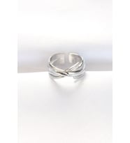 Kalın Silver Renk Ayarlanabilir Yüzük (Karışık)