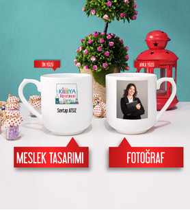 Kimya Öğretmeni Kupa Bardak Oval Fotoğraflı
