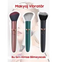 Do it Love - Gizli Arkadaş - Makyaj Fırçası Vibratör - Makyaj Tazelerken Zevk Alın - Bronz (STD)