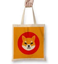 Shiba Inu Coin Bez Çanta Uzun Saplı