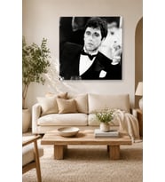 Tam Renk Al Pacino Dekoratif Kanvas Duvar Tablosu