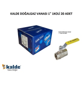 KALDE DOĞALGAZ VANASI 1" 1KOLİ 20 ADET
