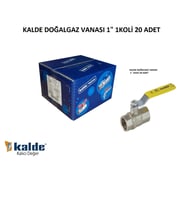 KALDE DOĞALGAZ VANASI 1" 1KOLİ 20 ADET