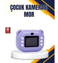 18 Efektli Şipşak Kamera – Oyunlu, Müzik Çalarlı ve Anında Baskı Özellikli