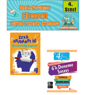 Ata 4.Sınıf Okula Yardımcı Zeka Oyunları ile Derslerimi Öğreniyorum- 6 lı Deneme Sınavı