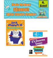 Ata 4.Sınıf Okula Yardımcı Zeka Oyunları ile Derslerimi Öğreniyorum- 6 lı Deneme Sınavı