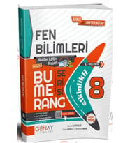 Günay Yayıncılık Günay Yayınları 8.sınıf Bumerang Fen Bilimleri Soru Bankası (Çok Renkli)