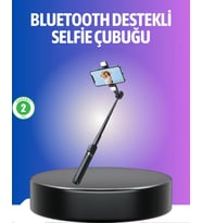Bluetooth Selfie Çubuğu – Uzaktan Kumandalı