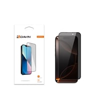 iPhone 16 Pro Max Kayalet Ekran Koruyucu Davin 5D Privacy Kırılmaz Cam (Siyah)