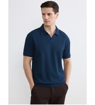 LCW Vision Lacivert Polo Yaka Erkek Tişört
