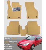 FORD FOCUS 1 (1998-2005) Uyumlu EVA Paspas Tam Set–Araca Özel,Su Geçirmez,Kolay Montaj
