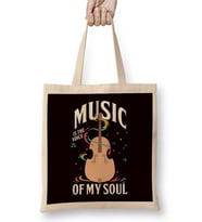 Music Voice Of Soul Cello Player Cellist Musical Instrument Bez Çanta Uzun Saplı