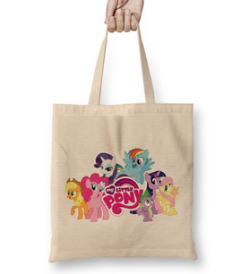 My Little Pony Birthday 01 Bez Çanta Uzun Saplı