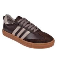 Floor Hakiki Deri Kadın Spor Ayakkabı Sneaker MAK-3020 KAHVE