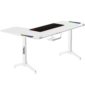 TWISTED Minds L Şekilli RGB Sağ Oyuncu Masası Beyaz TM-Y-RW-RGB