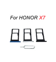 Huawei Uyumlu Honor X7 Sim Kart Çekmecesi Sim Yuvası Sim Kart Tepsisi Siyah