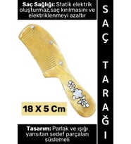 #Tarak Kompakt Dekoratif Hediyelik Mini Çanta Boy Saç Tarağı Kırılma Elektriklenme Azaltan Estetik Ç