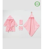 Civcivli Bornoz Takımı (1-2 Yaş) (Pembe-Pembe)