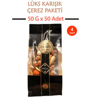 Kına Düğün Nişan Lüks Karışık Çerez Paketi  50 G x 50 Adet