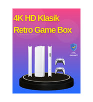 HDMI Çıkışlı Kablosuz 2 Kollu 4K Retro Oyun Kutusu