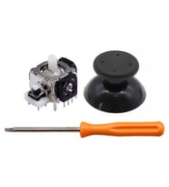 XBOX 360 Analog Motor Topuz T8 Tornavida Tamir Set 1+1 Siyah XBOX 360 Kol Tamir Yedek Parça