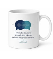 Simültane Çevirmene İki Dil Arasında Kaybolan Zihin Odak Kupası Hediye Bardak