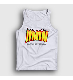 Presmono Unisex Beyaz Thrasher K Pop Jimin Bts Atlet 272373tt (Beyaz)