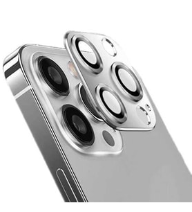 Apple iPhone 13 Pro CL-03 Kamera Lens Koruyucu Metal Cam Koruma (Gümüş)