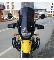 MOTOCAM Bmw F 650 GS Ön Cam ( 3 Delikli ) 1999-2003 Model 58cm Siyah Renkli 4mm