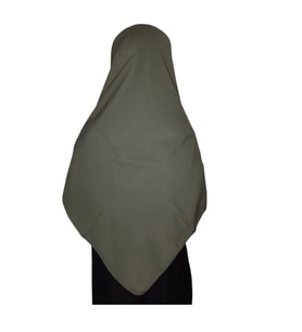 Büyük Boy Medine İpeği Eşarp (Gri)