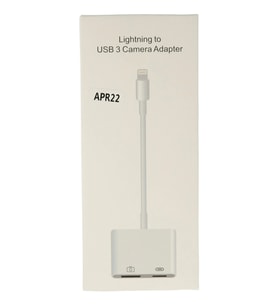 Apr22 Iphone Otg 2In1 - Beyaz