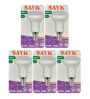 (5 Adet) Şavk 6W (37W) Beyaz Işık (6500K) E14 Duylu (İnce Duy) Led R50 Ampul
