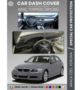 Bmw E90 (2006-2010) Torpido Örtüsü Ön Göğüs Koruma Torpido Koruma Araca Özel Kaymaz Kolay Montaj