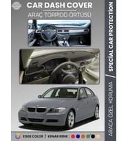 Bmw E90 (2006-2010) Torpido Örtüsü Ön Göğüs Koruma Torpido Koruma Araca Özel Kaymaz Kolay Montaj