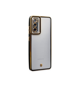 Çınarcık Dev Samsung Galaxy S20 FE Kılıf Liva Lens Silikon - Mavi
