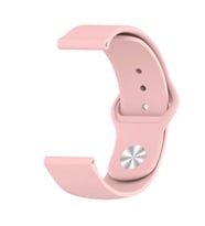Amazfit GTS KRD-11 Soft Silikon 8 Kademeli Kordon Pembe