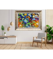 Gümüş Çerçeveli dekoratif Tablo as538