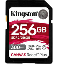 Kingston 256Gb Sdxc React Plus Uhs-Ii 300R/260W U3 V90 Full Hd/4K/8K